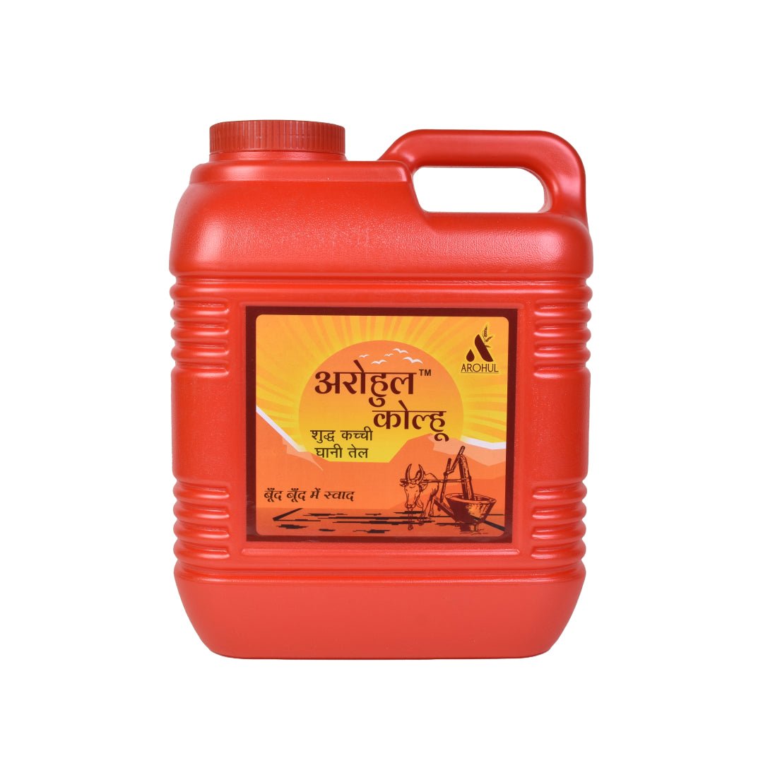 Arohul Kolhu Mustard Oil 10 Litres HDP Jar