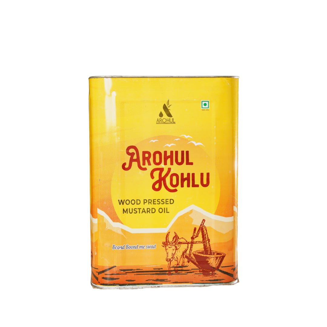 Arohul Kolhu Mustard Oil 15 Litres Tin
