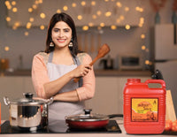 Arohul Kolhu Mustard Oil 15 Litres HDP Jar