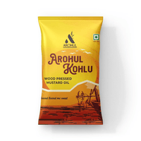 Arohul Kolhu Mustard Oil 1 Litre Pouch